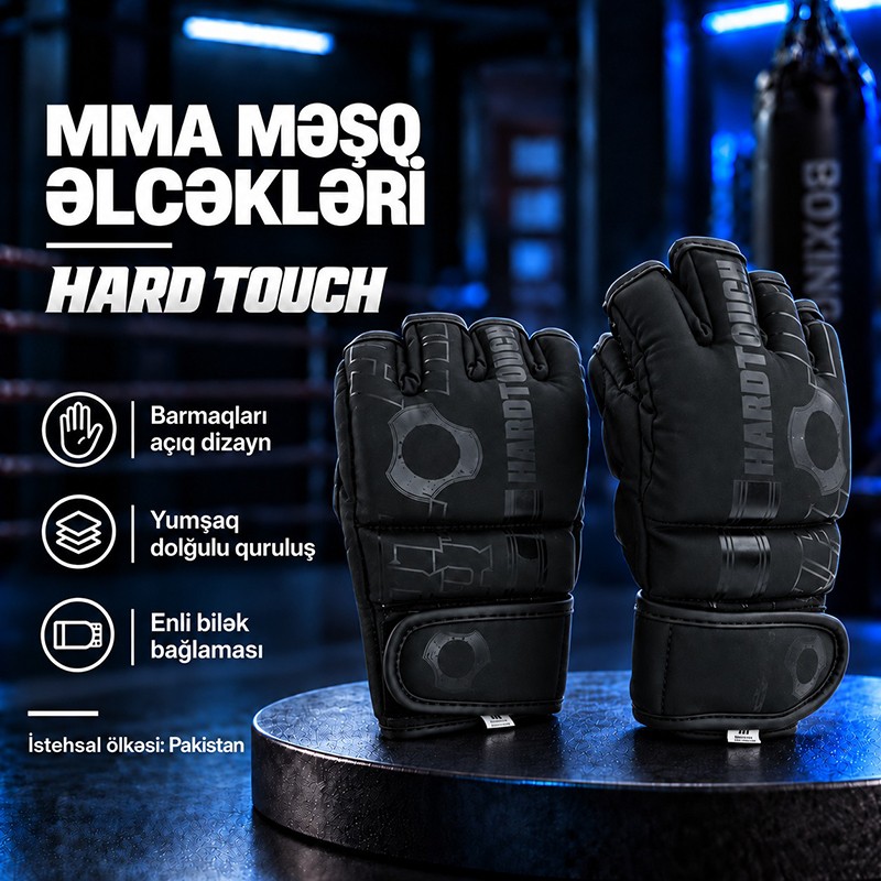 Yarım Barmaqlı MMA Əlcəyi